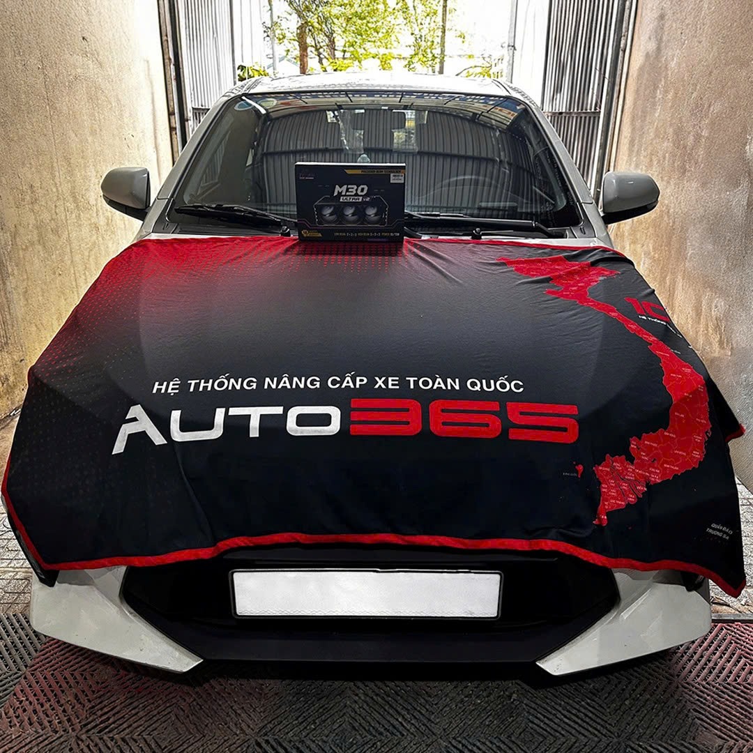 Hình 1: Toyota Wigo lắp đặt Ultra M30 V2 tại Auto365 Huế